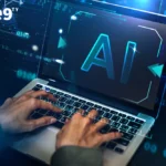 Small business owner packing orders while phone buzzes with missed calls - AI chatbot solution for 24/7 customer support